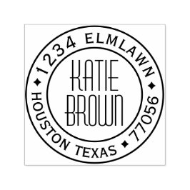  Self Inking 1,5-inch x1,5-inch Sjabloon stempel
