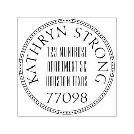  Self Inking 1,5-inch x1,5-inch Sjabloon stempel