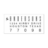  Self Inking 2,9 x 1,2-inch Sjabloon stempel (Design)