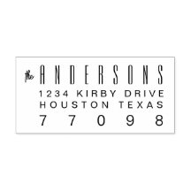 Self Inking 2,9 x 1,2-inch Sjabloon stempel