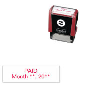 Self Inking betaalde stempel met aangepaste datuml (In situ)