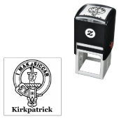 Self-Inking Clan Kirkpatrick Crest Rubber Stamp Zelfinktende Stempel (In situ)
