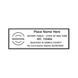 Self-inking gepersonaliseerde notaris openbare ste  zelfinktende stempel