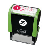 Self Inking Retouradres Stempel met monogram (Product)