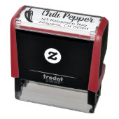 Self Inking Return Address Stamper Chili Pepper Zelfinktende Stempel (Product)
