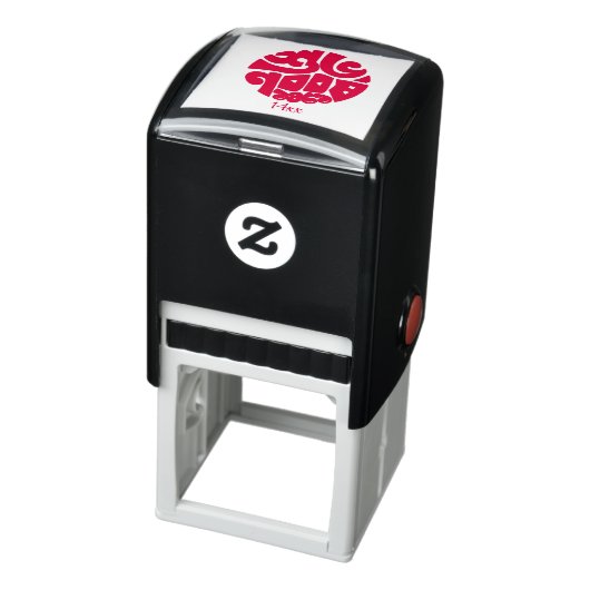 Self Inking Rubber Stamp red Zelfinktende Stempel (Product)