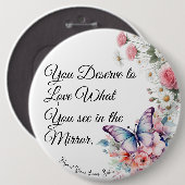 Self Joy Ronde Button 6,0 Cm (Voorkant /achterkant)