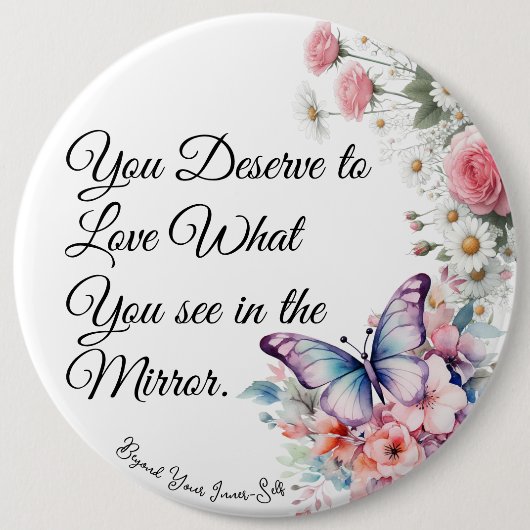 Self Joy Ronde Button 6,0 Cm (Voorkant)