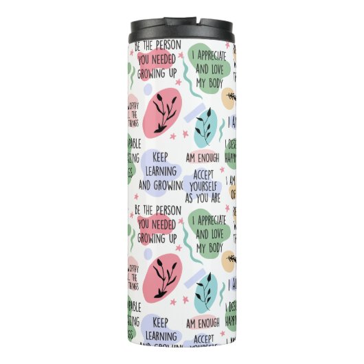 Self Love Affirmations Thermosbeker (Achterkant)