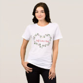 Self Love Club Bloemhart Shirt (Voorkant volledig)