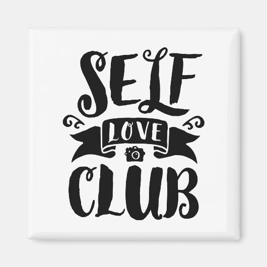 Self Love Club Custom Background Color Magneet (Voorkant)
