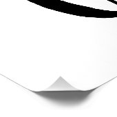 Self Love Club Custom Background Color Poster (Hoek)