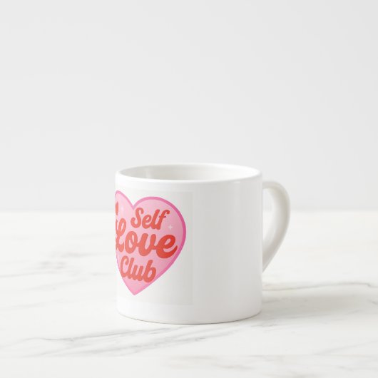 Self Love Club Espresso Kop (Voorkant rechts)