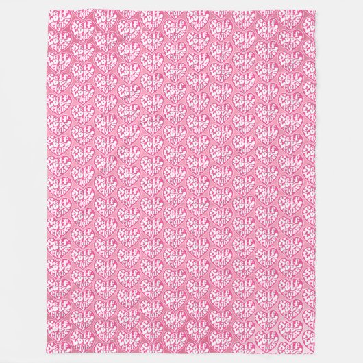 Self Love Club Fleece Blanket Deken (Voorkant)