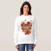 Self Love Club Floral Sweatshirt (Voorkant volledig)