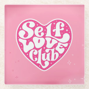 Self Love Club Glas Onderzetter