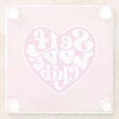 Self Love Club Glas Onderzetter (Achterkant)