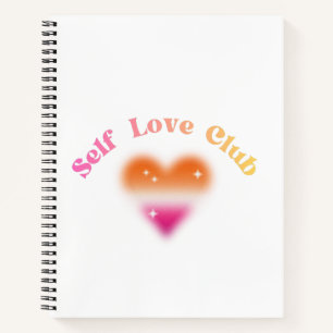 Self Love Club – Retro Design voor Vrouwelijke Emp Notitieboek