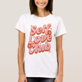 Self Love Club Retro T-shirt (Voorkant)