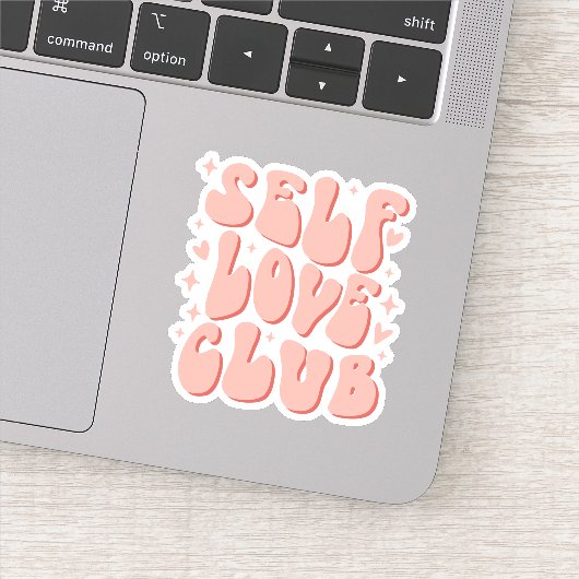 Self Love Club, Self Love, Mental Health Sticker (Detail)