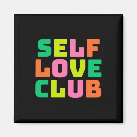 Self Love Club Sticker Magneet (Voorkant)