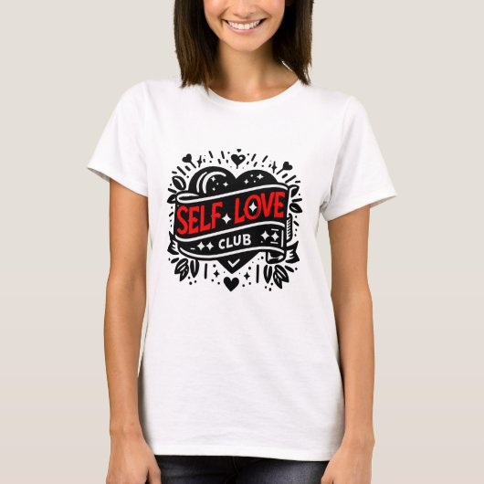 "Self Love Club" T-shirt (Voorkant)