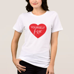 Self Love First Comfort Fit Tri-Blend T-shirt