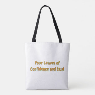 Self Love Four Leaf Clover Canvas tas -Inspirerend