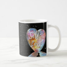 Self Love Galaxy Heart Unisex Mok