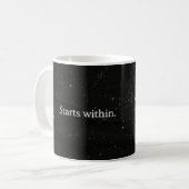 Self Love Galaxy Heart Unisex Mok (Voorkant links)