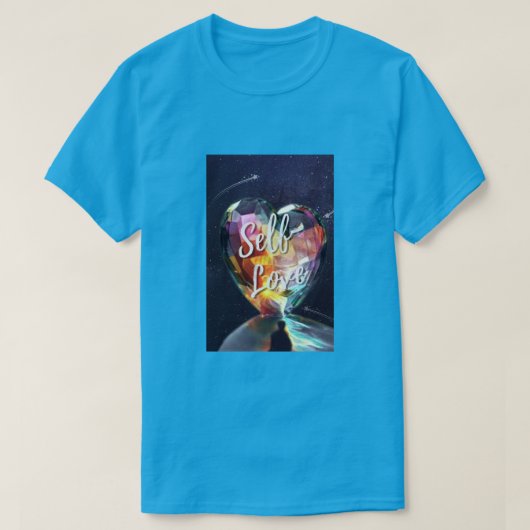 Self Love Galaxy Heart Unisex T-shirt (Design voorkant)
