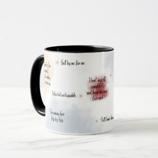 Self Love Inspirational Quote Mug, Soft Feminine  Mok