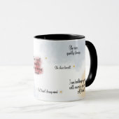 Self Love Inspirational Quote Mug, Soft Feminine  Mok (Voorkant rechts)