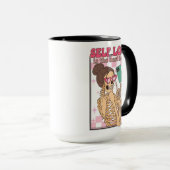 Self Love is Best Selfie Skeleton Retro Valentijn Mok (Voorkant rechts)