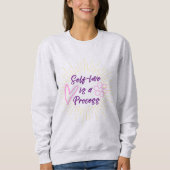 Self Love is een Paarse en roze sweatshirt (Voorkant)
