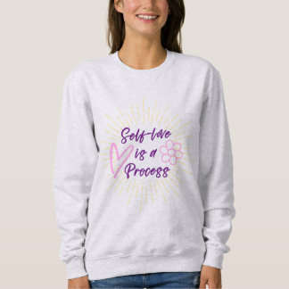 Self Love is een Paarse en roze sweatshirt