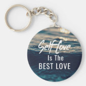 Self Love is the Best Love Button Sleutelhanger (Voorkant)