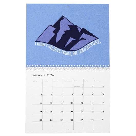 Self Love Journaling herinneringen Two Page Calend Kalender (Jan 2026)