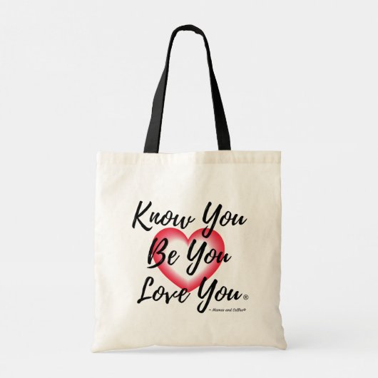 Self-love Message Canvas tas (Achterkant)