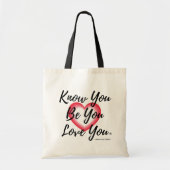 Self-love Message Canvas tas (Voorkant)