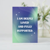 Self Love, Motivational, Inspirational Quote Bedankkaart (Staand voorkant)