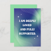 Self Love, Motivational, Inspirational Quote Bedankkaart (Voorkant / Achterkant)