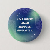 Self Love, Motivational, Inspirational Quote Ronde Button 5,7 Cm (Voorkant)