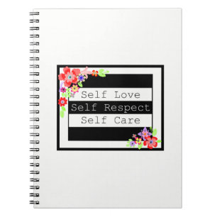 'Self Love' Prachtige Floral notebook. Notitieboek