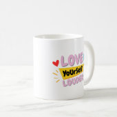 Self Love Quote Mug Koffiemok (Voorkant rechts)