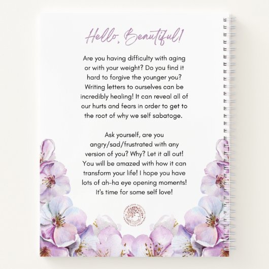 Self Love Spiral Notitieboek (Achterkant)