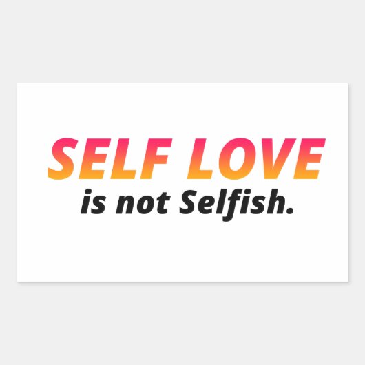 Self Love Sticker (Voorkant)