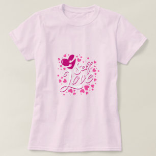 Self Love T-Shirt Design – levendig en Inspirerend