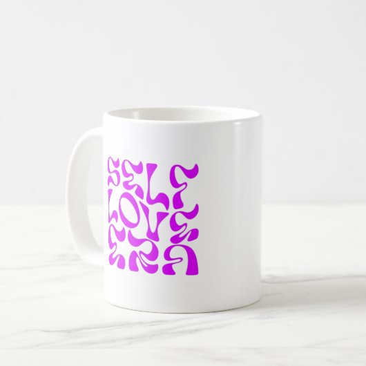 Self Love tijdperk Inspirerend Mok (Voorkant links)