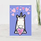 Self-Love Unicorn Kaart (Voorkant)